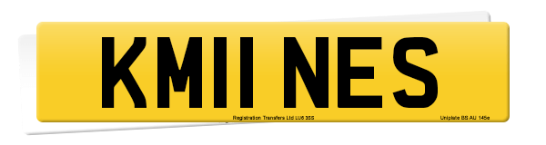 Registration number KM11 NES